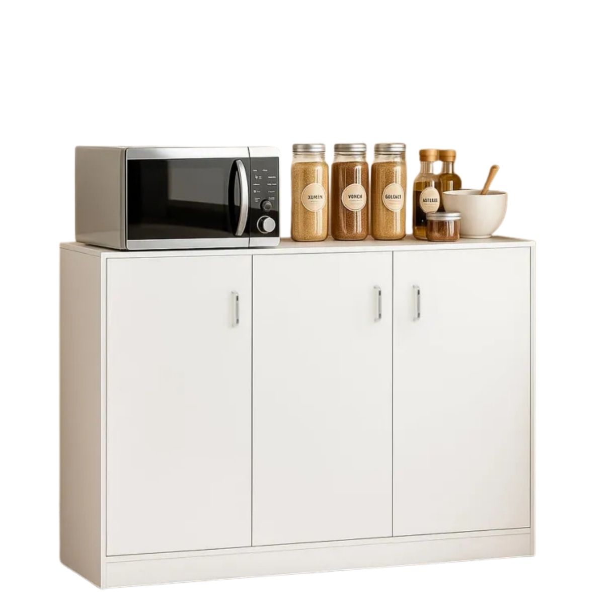 3 Door Sideboard Storage Cabinet