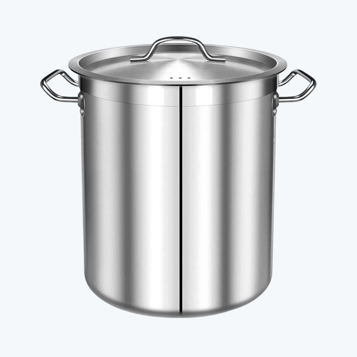 Large Stock Pot with Lid - 40 Quart Stainless Steel Cookware