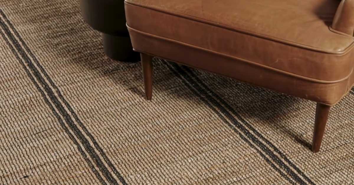 Angela Rose Colton Collection rug in natural and brown tones